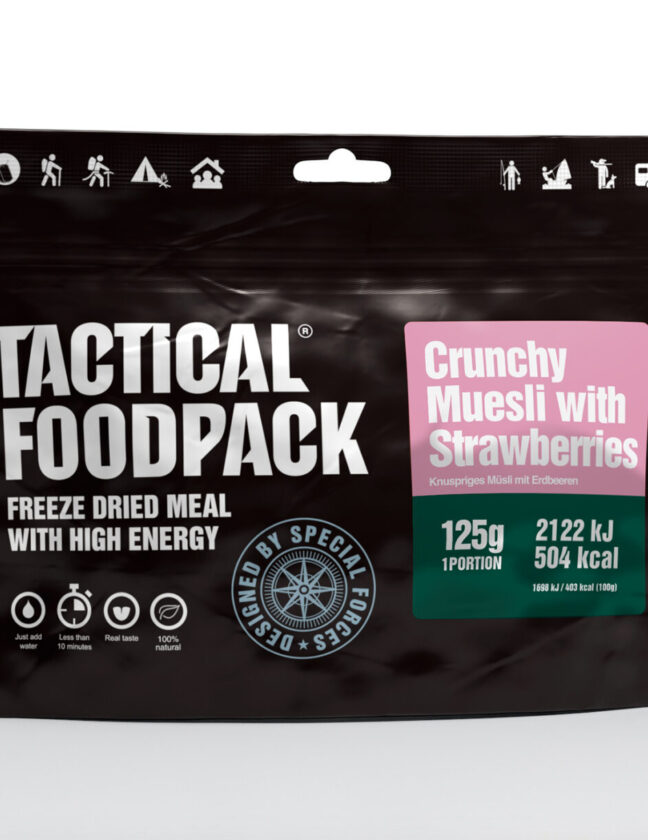 Knuspriges Müsli mit Erdbeeren 125 g
