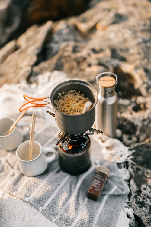 camping equipment for cooking camping food