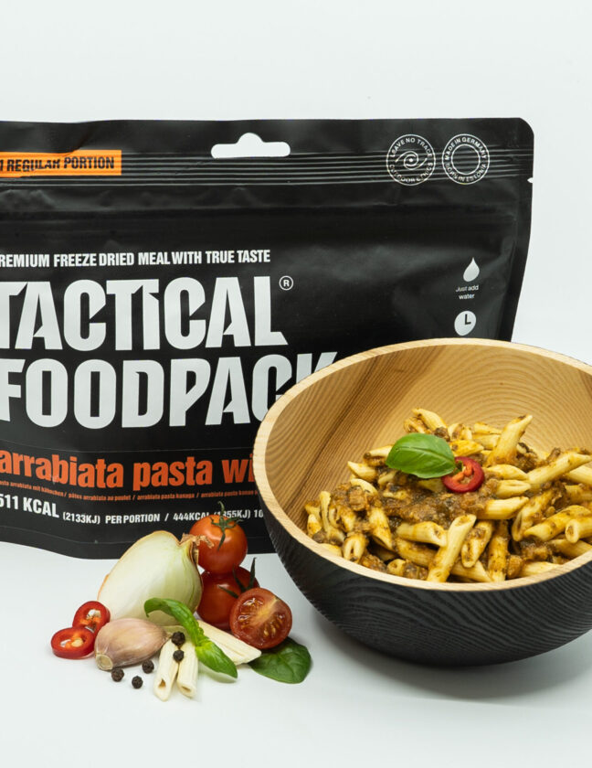 Arrabiata-Pasta mit Hähnchen